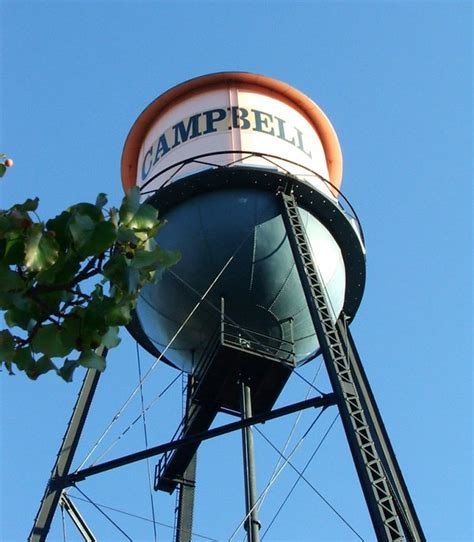 water tower, Downtown Campbell, California, October 2, 200… | Flickr