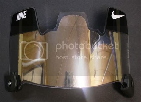 Silver Mirror Insert Fit Nike Football Visor Eyeshield | eBay