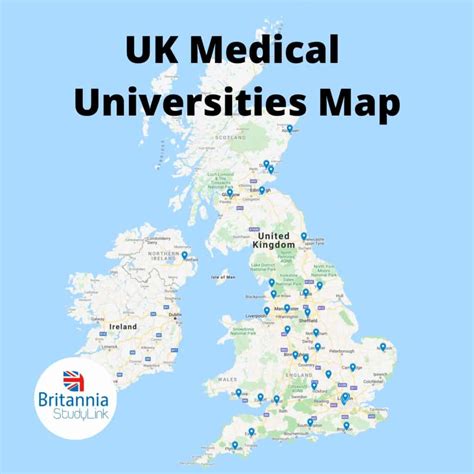 UK Medical Universities Map - 2022 Rankings and League Table