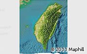 Satellite 3D Map of Taiwan