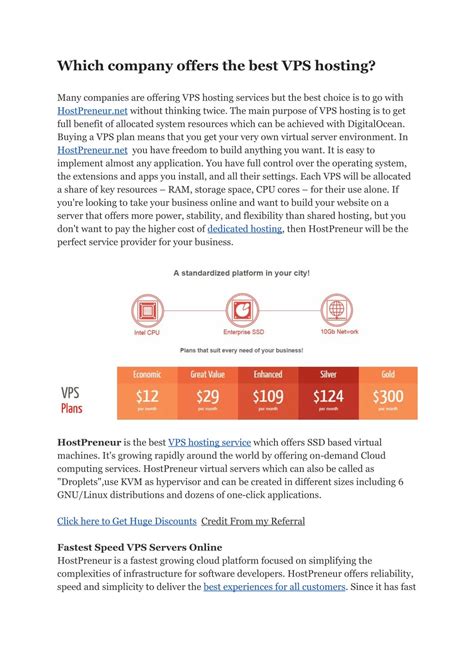 PPT - Which Company is the best VPS Servers Providers? PowerPoint ...