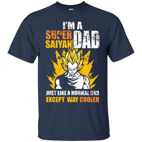 Men’s Super Saiyan Dad T-Shirt Funny Father’s Day Gift DBZ Lovers T ...