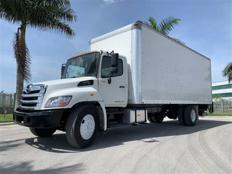 2013 Hino 268 W/24’ Ft Box With Aluminum Tuck Away Aluminum liftgate