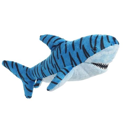 MuzeMerch - Tiger Shark Plush Cute Stuffed Animal