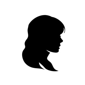 Girl Face Silhouette Pretty African Woman Haircut Fashion Woman Vector, Haircut, Fashion, Woman ...