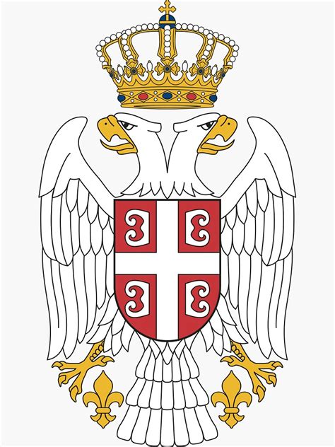 "Serbian Eagle" Sticker for Sale by IronMark19 | Redbubble