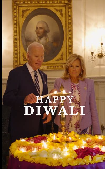 White House celebrates Diwali; Joe Biden, Jill Biden share heartfelt message on the occasion ...