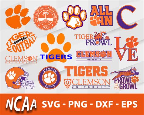 Clemson Tigers Svg Bundle, Clemson Tigers Svg, Sport Svg, Nc | Inspire Uplift