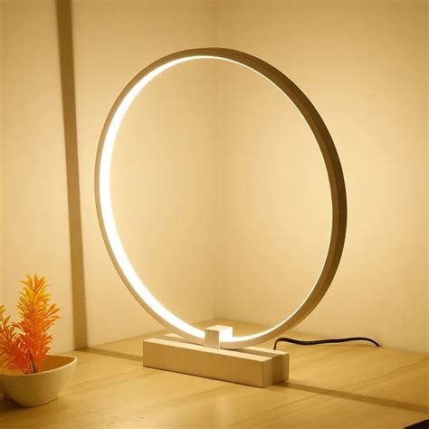 Table lamp bedroom bedside lamp round creative Nordic personality ...