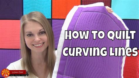 Walking Foot Quilting for Beginners - Curving Lines Quilting Tutorial - YouTube | Walking foot ...