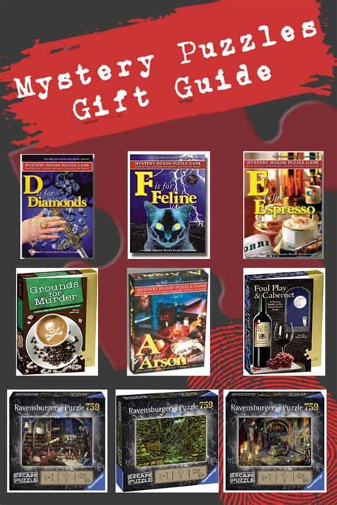 Mystery Games and Puzzles Gift Guide - Suburban Wife, City Life