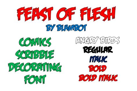 Feast of Flesh BB Font | Blambot | FontSpace