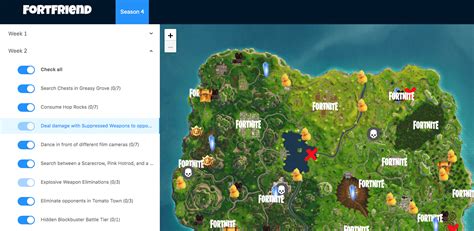 Fortnite Site Tracks Weekly Battle Pass Challenges