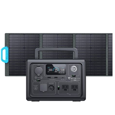 BLUETTI Solar Generator EB3A c/w PV120 Solar Panel – Bassin Energy