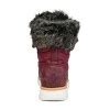 Journee Collection Womens Flurry Almond Toe Winter Boots Wine 8 : Target