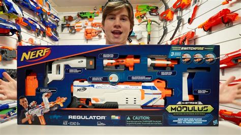 Nerf N-Strike Modulus Regulator Unboxing and Quick Look - YouTube