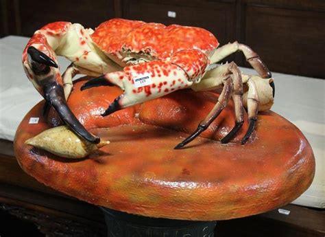 TASMANIAN GIANT CRAB FULL MOUNT - Right-clawed giant crab ta