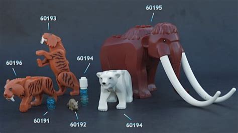 LEGO Minifigures Woolly Mammoth Arctic Animal Figure For Custom Lego ...