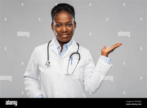 african american female doctor with stethoscope Stock Photo - Alamy