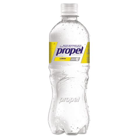 QKR00167 | Propel Fitness Water™ 00167 Flavored Water, Lemon, Bottle, 500mL, 24/Carton | HILL ...