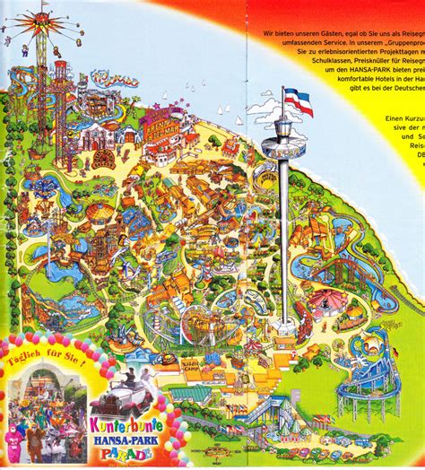 Hansa Park - 2005 Park Map