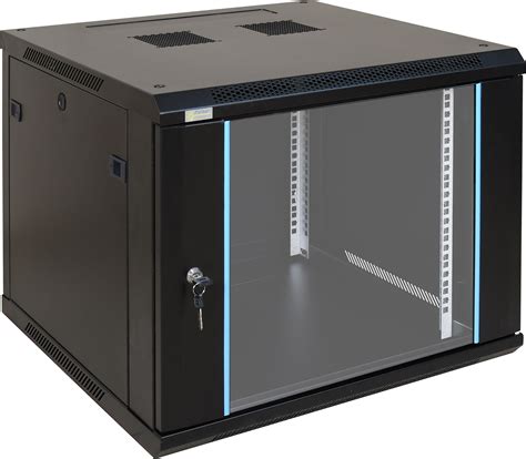 9U RACK cabinet, wall mounted, ready-to-assemble 600x600 - RWA966