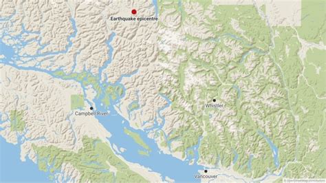 Minor 4.9-magnitude earthquake rattles B.C.'s Coast Mountains | CBC News