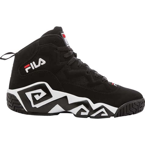 FILA - Men's Fila MB Basketball Shoe Black/White/Firestone Red 10.5 M - Walmart.com - Walmart.com