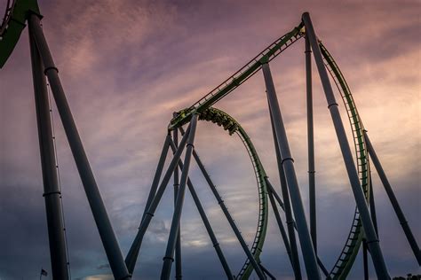 The Incredible Hulk Coaster at Universal's Islands of Adventure