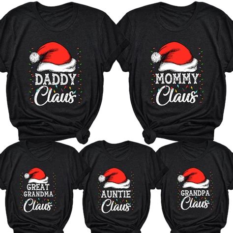 Personalized Family Christmas Shirts Santa Claus Christmas | Etsy