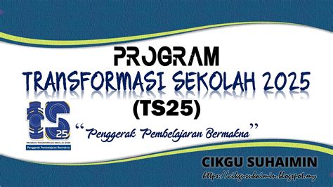 Program Transformasi Sekolah 2025 (TS25)