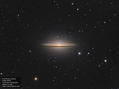 Sombrero Galaxy - Adam Lundie - Eatons Hill Observatory