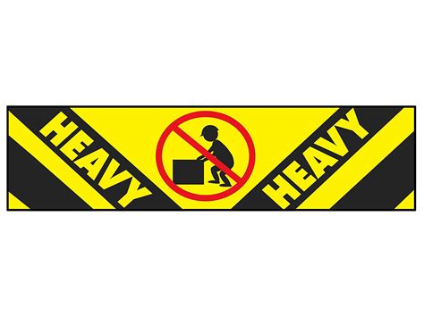 "Heavy" Label - 2 x 8" S-6011 - Uline