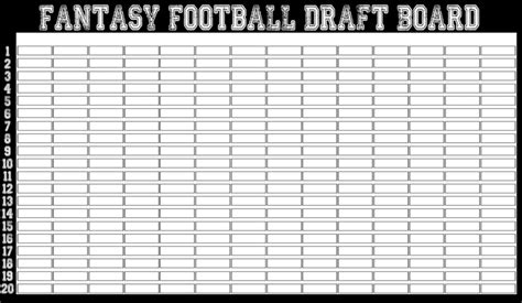 Classic Style - Commish Choice | Fantasy football draft board, Fantasy football draft party ...