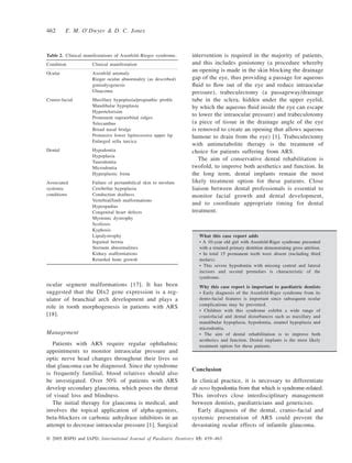 Dental anomalies in axenfeld rieger syndrome (1) | PDF