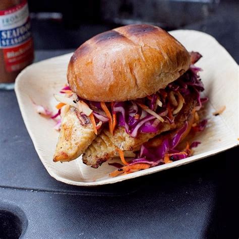 Blackened Catfish with Spicy Asian Slaw Recipe | Game & Fish | Asian slaw recipe, Slaw recipes ...