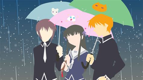 #Anime Fruits Basket Kyo Sohma Tohru Honda Yuki Sohma #1080P #wallpaper ...