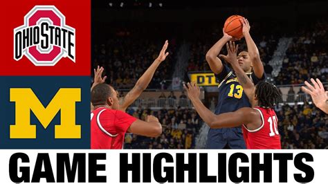 Ohio State vs Michigan | 2023 College Basketball Highlights - Win Big ...