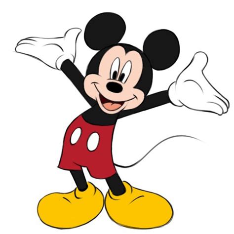 How To Draw Mickey Mouse Cartoon | Images and Photos finder