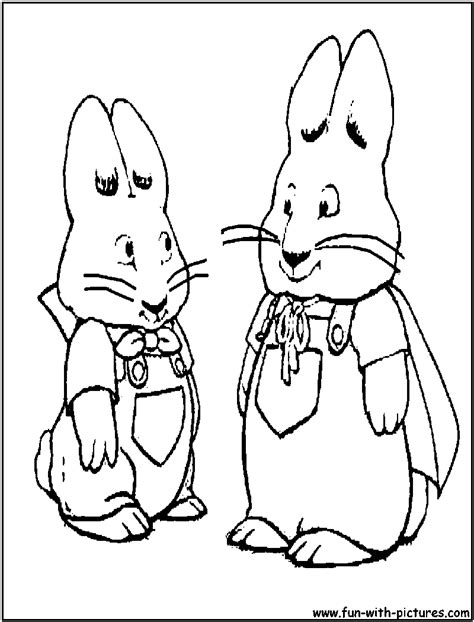 Max And Ruby Coloring Pages - Free Printable Colouring Pages for kids ...