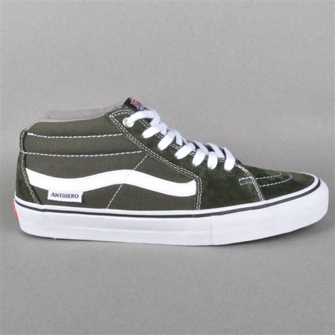 Sk8 Mid Pro Skateboard Shoes - Anti Hero Green/Grosso