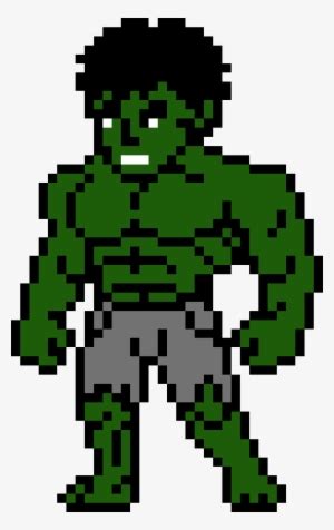 Minecraft Hulk Pixel Art