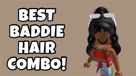 HOW TO MAKE THE BEST ROBLOX BADDIE HAIR COMBOS | BADDIE HAIR COMBOS ...