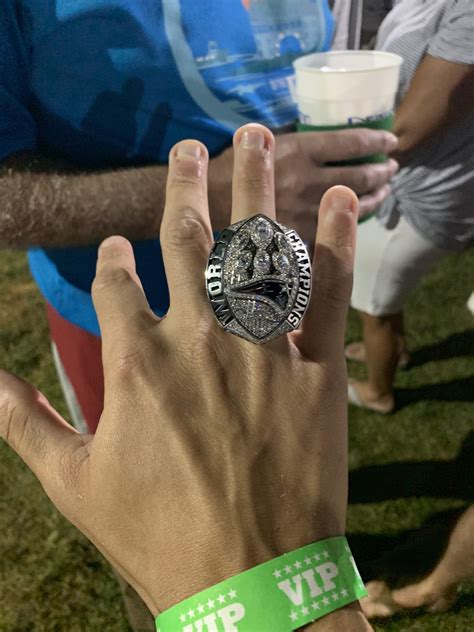 Got to wear a Super Bowl LIII ring last night. : r/Patriots