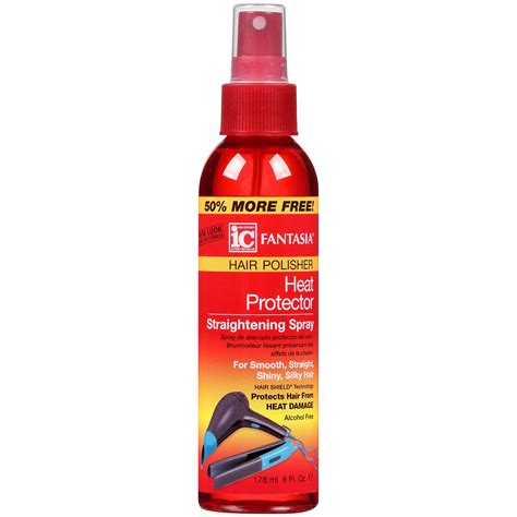 Fantasia High Potency IC Moisturizing Straightening Heat Protectant Hair Polisher Spray with ...