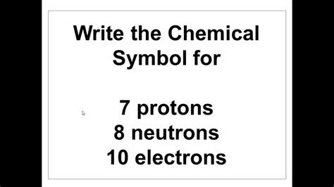 Atomic Charges, Element Charges & Complete Chemical Symbol - YouTube