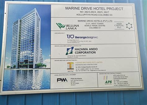 Aps Lanka || Project - Marine Drive Hotels (Pvt) Ltd