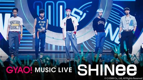 GYAO! MUSIC LIVE「Mnet LIVE SHINee」告知画像 (c)CJ ENM Co., Ltd, All Rights Reserved - SHINeeのライブ映像10曲 ...