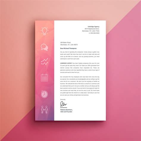 29 Professional Business Letterhead Examples + Design Ideas