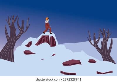 Explore Snow Mountain Vector Background Illustrator Stock Vector ...